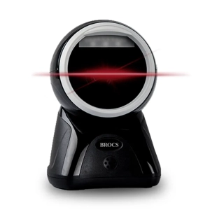 BROCS,  Lector De Códigos De Barras, BR-S2D55, Omni-2D, Gris/Negro, USB, US - 7401195101184