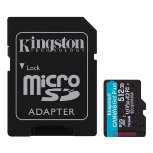 Kingston, Canvas Go! Plus, Micro SD De 512GB / 170MB SDCG3/512GB - 740617301328