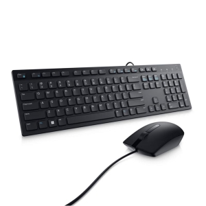 Dell, Combo de teclado y mouse alámbrico, SPA, KM300C, LA - 884116431657