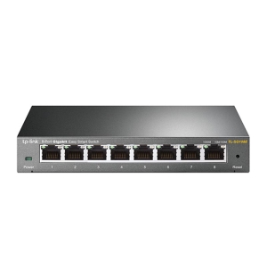 TP-Link TL-SG108E, Conmutador easy smart Gigabit de 8 puertos, RJ45 de 10/100/1000 Mbps - 6935364021856