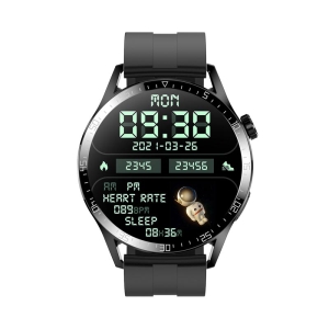 BROCS, SmartWatch Hero, 45mm, 1.36" LCD, 45mm, IP68, GPS (Pulsera Silicon Negra) - 7401195100637SN