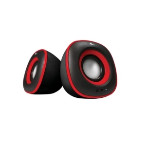XTECH, Bocina Para PC 2.0 6W/USB/3.5MM RED (XTS-115RD) - 798302164741