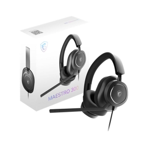MSI, Headset Maestro 300, Wired Head-band Gaming, USB, Black - 824142374924