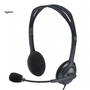 Logitech, Audífono Stereo H111, Compatible Con Windows, Mac, Chrome OS, iOs y Android - 097855114976