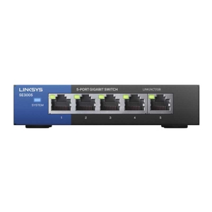 Linksys, Switch Ethernet SE3005, Gigabit de 5 Puertos - 722868997659