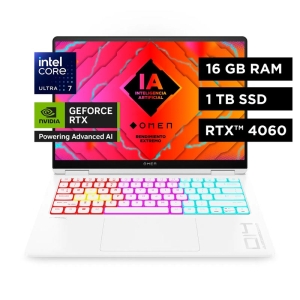 HP OMEN Gaming 14-fb0000la, Intel Core Ultra 7, 16GB RAM, GPU NVIDIA® GeForce RT 4060  WHITE14" - 198122618019