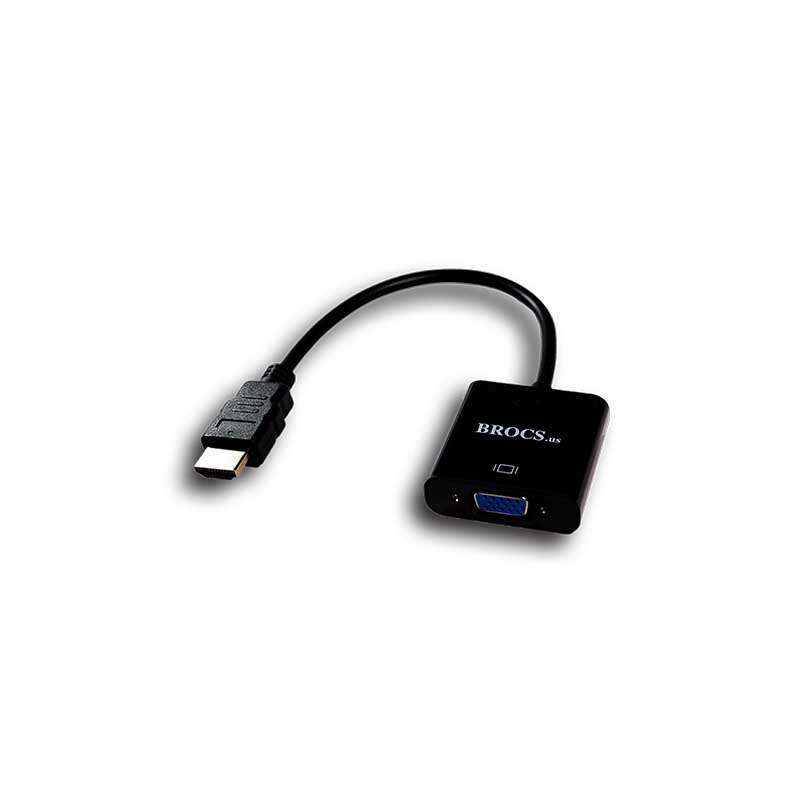 Adaptador VGA a HDMI, HD 1080P – ELECTRÓNICA GUATEMALA OXDEA