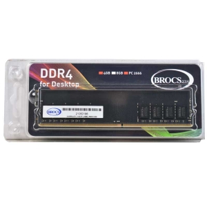 BROCS, Memoria DDR4, Para PC, 4gb, PC2666, Garantía: 3 Años - 7401195101047