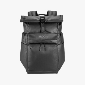 BROCS, Mochila Command, para notebook de 15.6", Color negro, Semi-impermeable, Hecha de poliéster. - 7401195101382