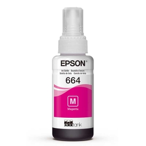 Epson, Tinta Magenta, lT664320, L110/ L120 / L200 / L210 / L300 / L350 / L355 / L555 / L1300 - 010343885318