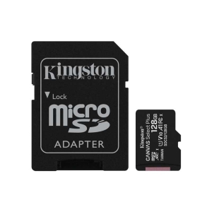 Kingston, Micro SD Canvas Select Plus, 128GB, Clase 10, 100MB/S, R SDCS2/128GB - 740617298703